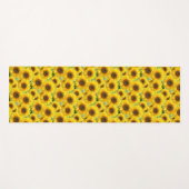 Tapis De Yoga Fleurs de soleil (Devant (Horizontal))