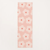 Tapis De Yoga Fleurs de teintes douces (Devant)