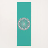 Tapis De Yoga FLEURS DE VIE - Géométrie Sacrée Lumière 2 (Dos)