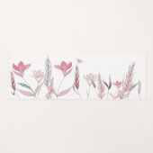 Tapis De Yoga Fleurs d'eau (Devant (Horizontal))