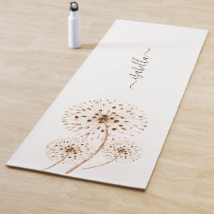 Tapis De Yoga Fleurs délicates personnalisées