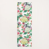 Tapis De Yoga Fleurs d'été colorées motif (Dos)