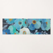 Tapis De Yoga Fleurs d'indigo (Devant (Horizontal))