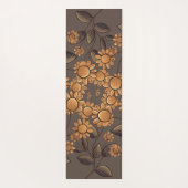 Tapis De Yoga Fleurs d'or (Dos)