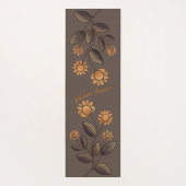 Tapis De Yoga Fleurs d'or (Dos)
