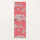 Tapis De Yoga Fleurs flottantes de fleurs de cerisiers (Devant)