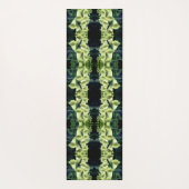 Tapis De Yoga Fleurs Foxglove crémeuses Abstraites (Dos)