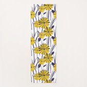 Tapis De Yoga Fleurs jaunes (Devant)