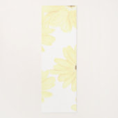 Tapis De Yoga Fleurs Jaunes Le Matin Tranquilles (Dos)