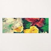 Tapis de Yoga Fleurs Le Matin (Devant (Horizontal))