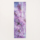 Tapis De Yoga Fleurs Lilac congelées (Dos)