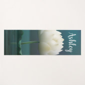 Tapis De Yoga Fleurs Lotus (Devant (Horizontal))