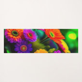 Tapis De Yoga Fleurs partout (Dos (Horizontal))