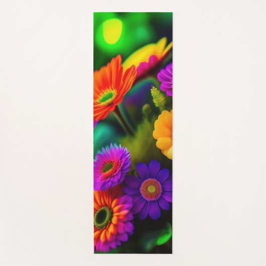 Tapis De Yoga Fleurs partout (Devant)