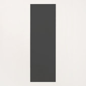 Tapis De Yoga Fleurs Pastel Noir (Dos)