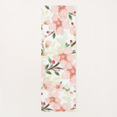 Tapis De Yoga Fleurs roses (Devant)