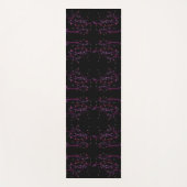 Tapis De Yoga Fleurs roses chaudes (Devant)