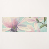 Tapis De Yoga Fleurs roses des sud (Devant (Horizontal))