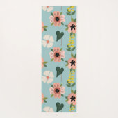 Tapis De Yoga Fleurs roses douces motif Yoga Mat (Dos)
