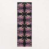 Tapis De Yoga Fleurs roses vives Gros plan Motif Abstrait (Devant)