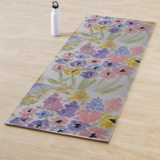 Tapis De Yoga Fleurs sauvages d'été (En situation)