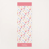 Tapis De Yoga Fleurs simples (Devant)