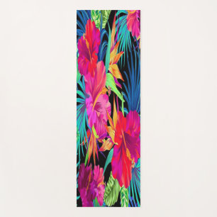 Tapis De Yoga Fleurs tropicales