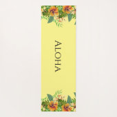 Tapis De Yoga Fleurs tropicales d'Aloha (Dos)