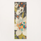Tapis De Yoga Fleurs Tropiques Twilight (Devant)