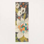 Tapis De Yoga Fleurs Tropiques Twilight (Dos)