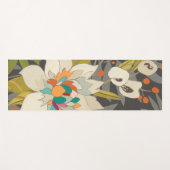 Tapis De Yoga Fleurs Tropiques Twilight (Devant (Horizontal))