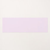 Tapis De Yoga Fleurs violettes avec Monogramme (Dos (Horizontal))