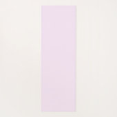 Tapis De Yoga Fleurs violettes avec Monogramme (Dos)