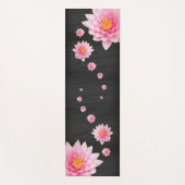 Tapis De Yoga Floating Pink Lotus Flowers (Devant)