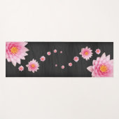 Tapis De Yoga Floating Pink Lotus Flowers (Devant (Horizontal))