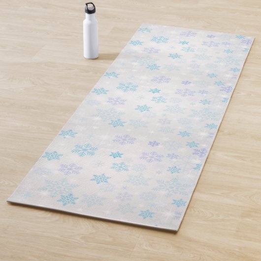 Tapis De Yoga Flocon de neige (En situation)