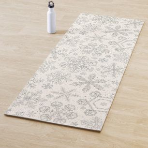 Tapis De Yoga Flocon de neige