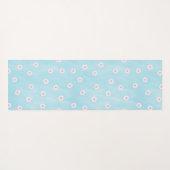 Tapis De Yoga Floraison de fleurs de cerisiers japonais Sakura (Dos (Horizontal))
