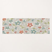 Tapis de Yoga Floral (Devant (Horizontal))