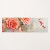 Tapis De Yoga Floral (Devant (Horizontal))