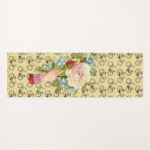 Tapis de Yoga Floral (Devant (Horizontal))