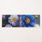 Tapis De Yoga Floral (Devant (Horizontal))