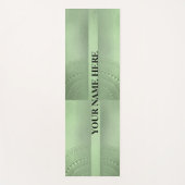 Tapis De Yoga Floral de Mandala naturel (Devant)