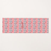 Tapis De Yoga Floral moderne rustique (Devant (Horizontal))