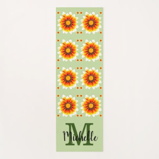 Tapis De Yoga Floral monogramme