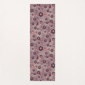 Tapis De Yoga Floral or rose (Devant)