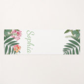 Tapis De Yoga Flore tropicale (Devant (Horizontal))