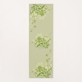 Tapis De Yoga Flore verte (Devant)