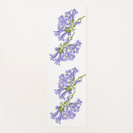 Tapis De Yoga Flores do Brasil jacaranda (Devant)