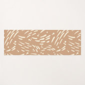 Tapis De Yoga Flux dans Tan et Crème (Devant (Horizontal))
